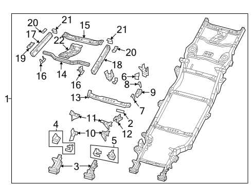 jeep gladiator parts diagram