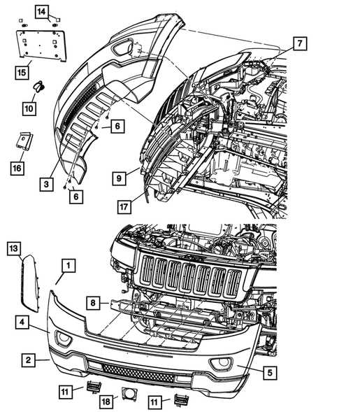jeep grand cherokee parts diagram