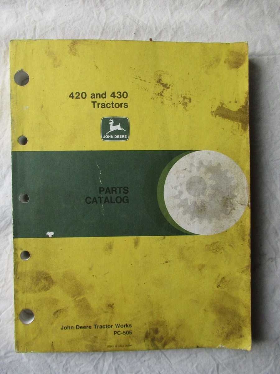 john deere 430 parts diagram