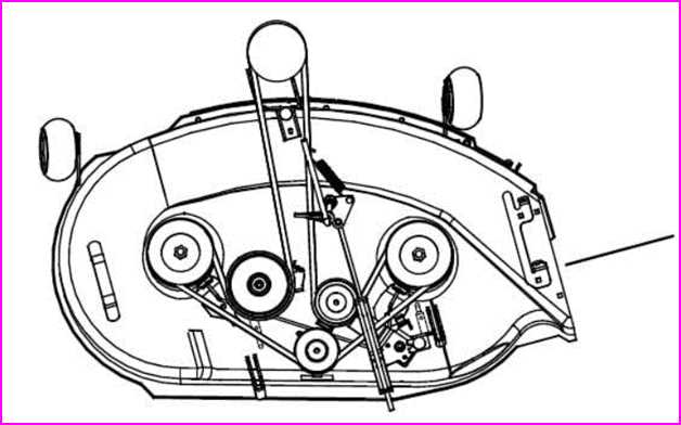 john deere 54 mower deck parts diagram