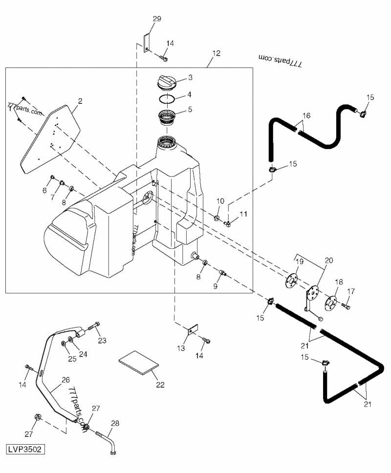 john deere bagger parts diagram