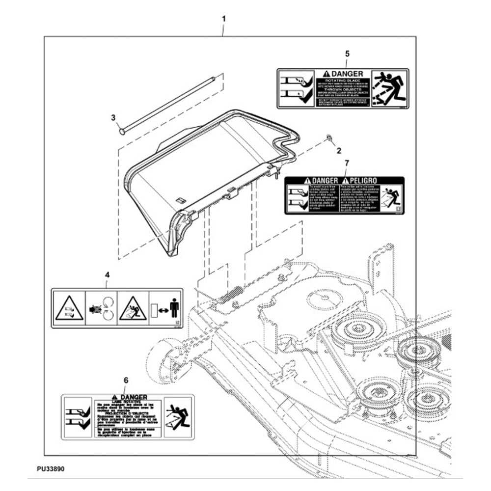 john deere x324 parts diagram