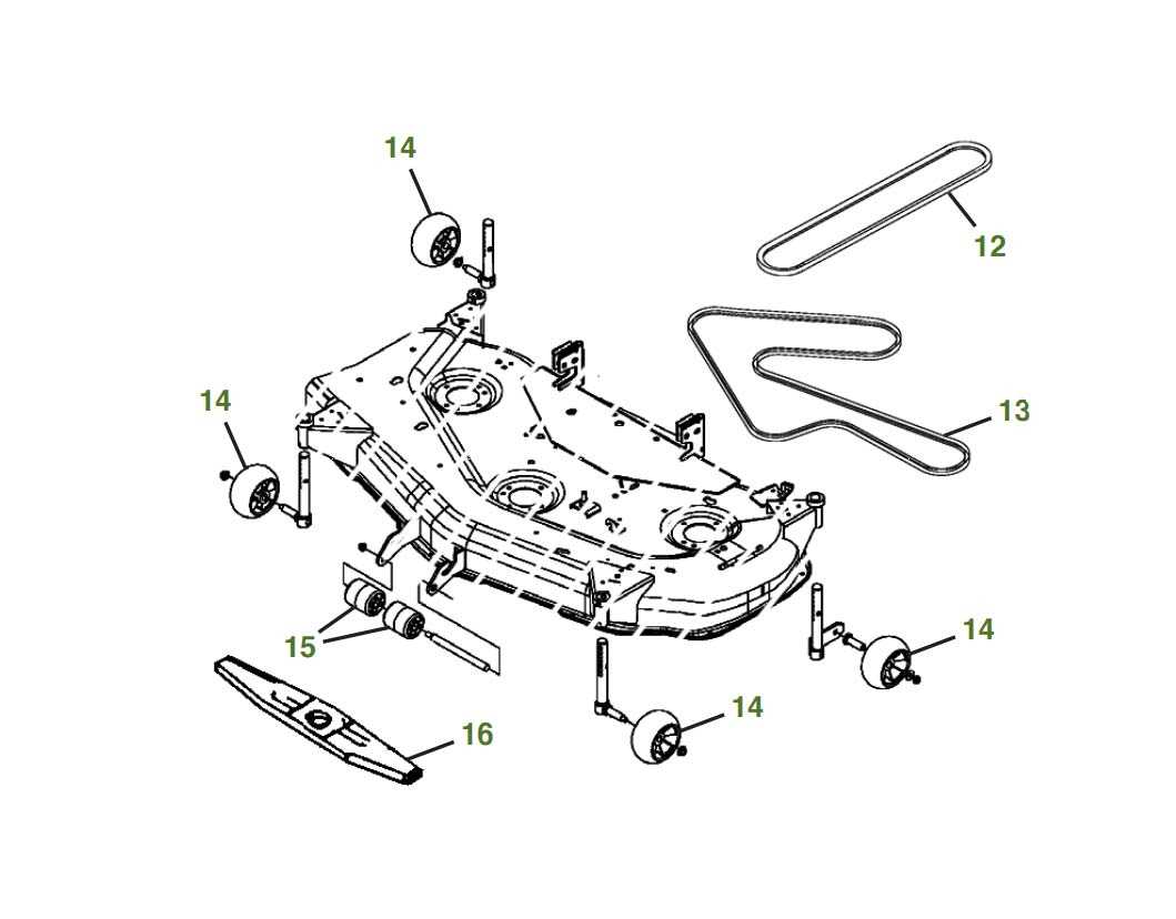 john deere x540 parts diagram