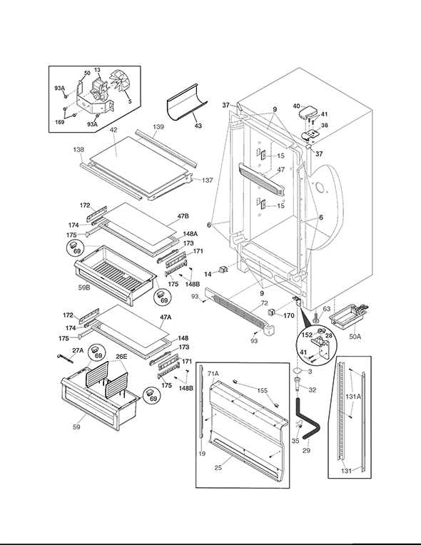 kenmore refrigerator parts diagram