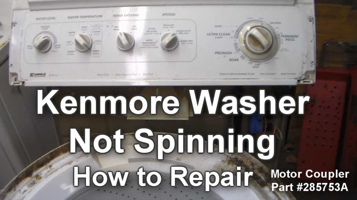 kenmore washing machine parts diagram