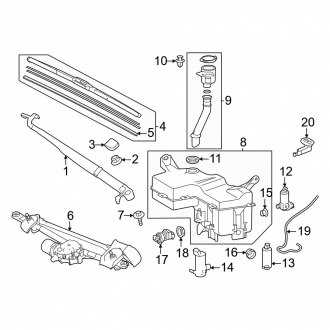 lexus rx 350 body parts diagram