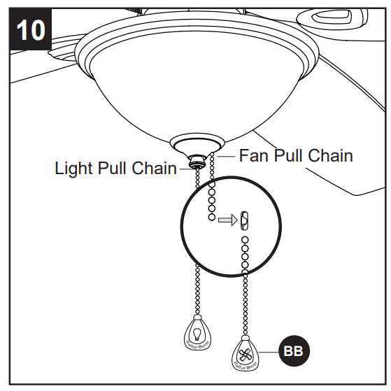 light fixture parts diagram