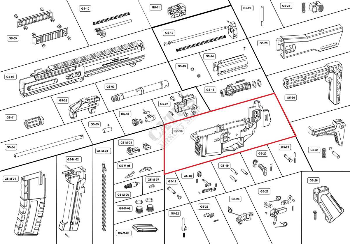 m4 parts diagram