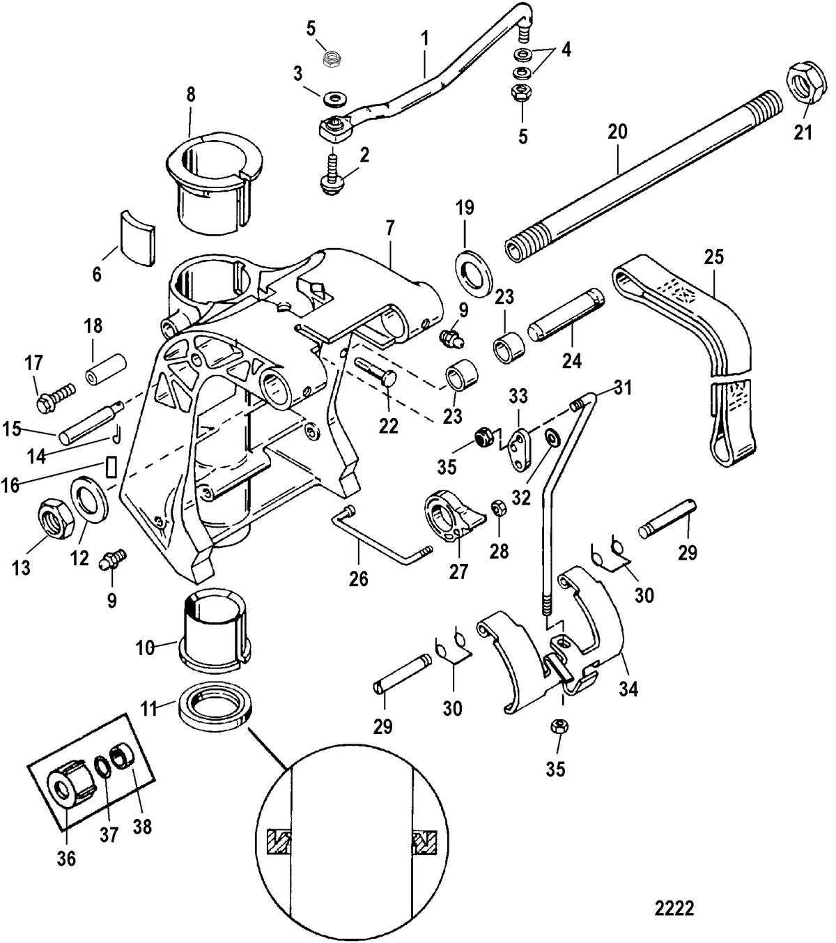 mercury 25 hp 2 stroke parts diagram