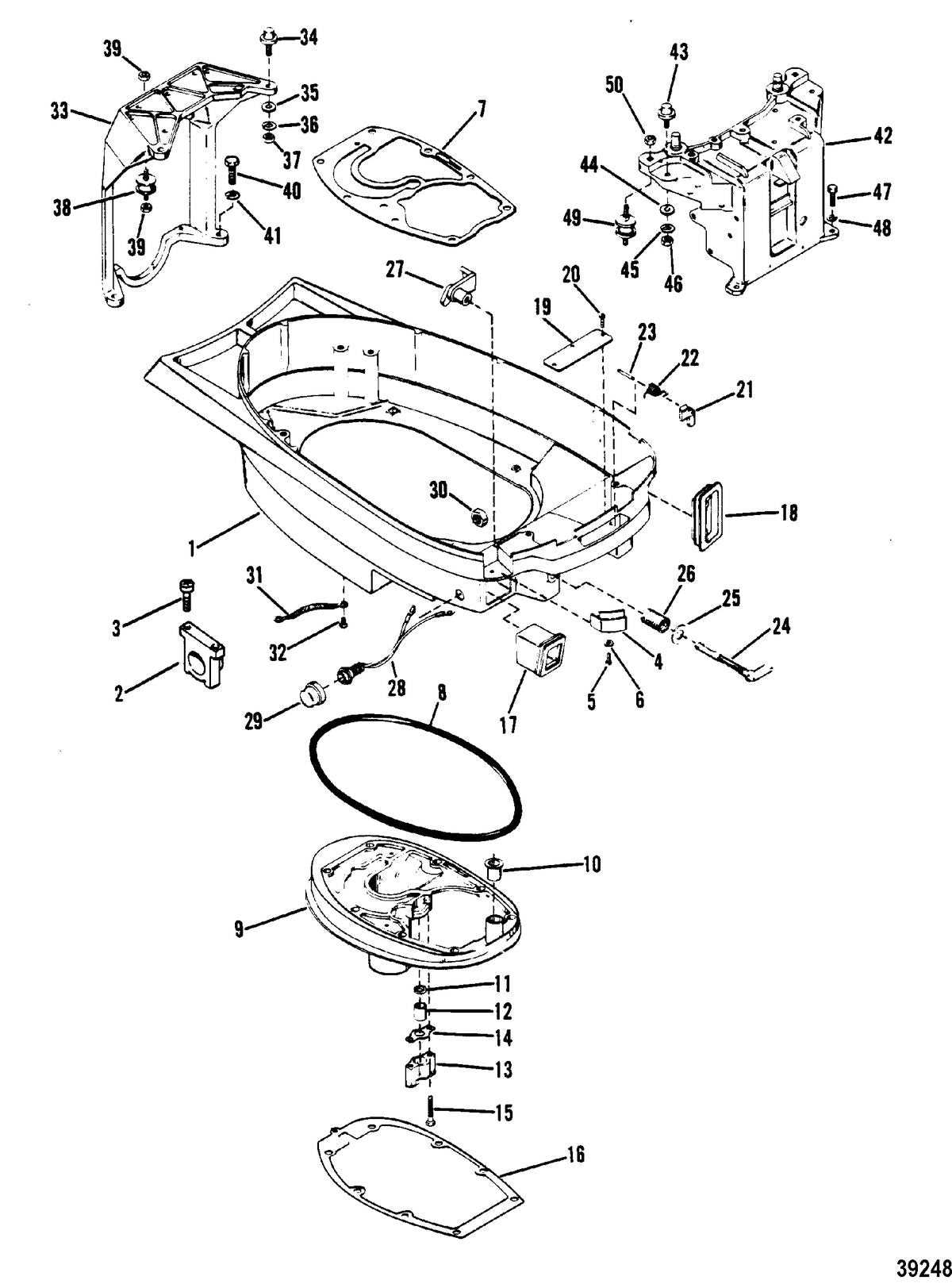 mercury 40 hp 2 stroke parts diagram