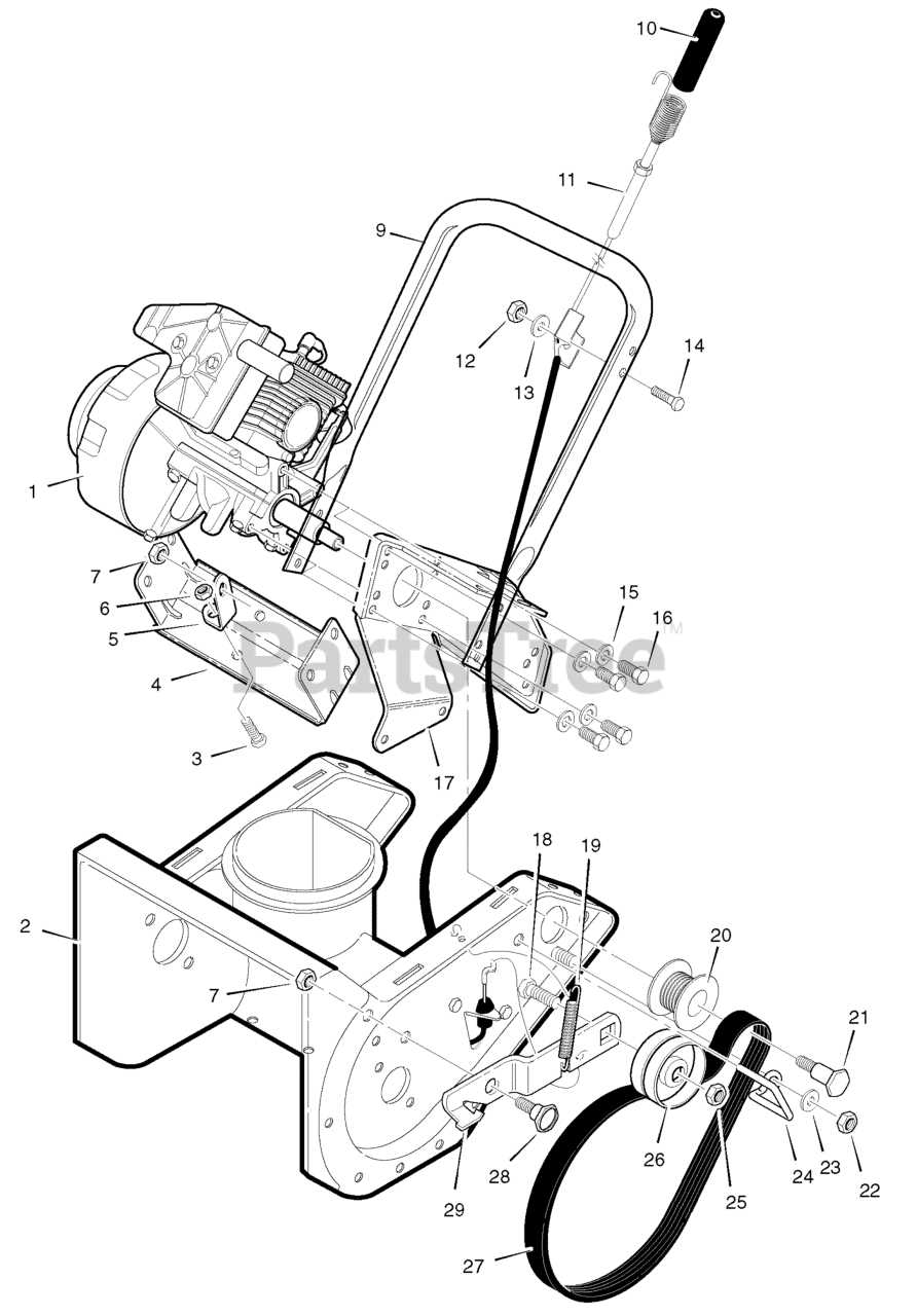 murray snowblower parts diagram murray snowblower parts diagram