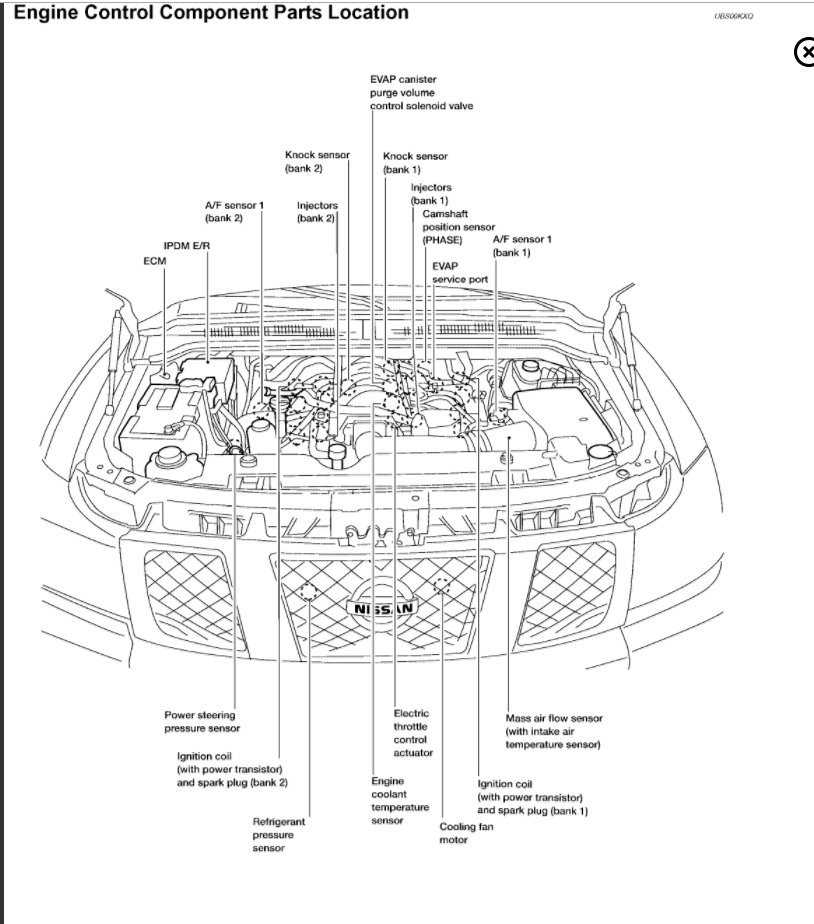 nissan armada parts diagram