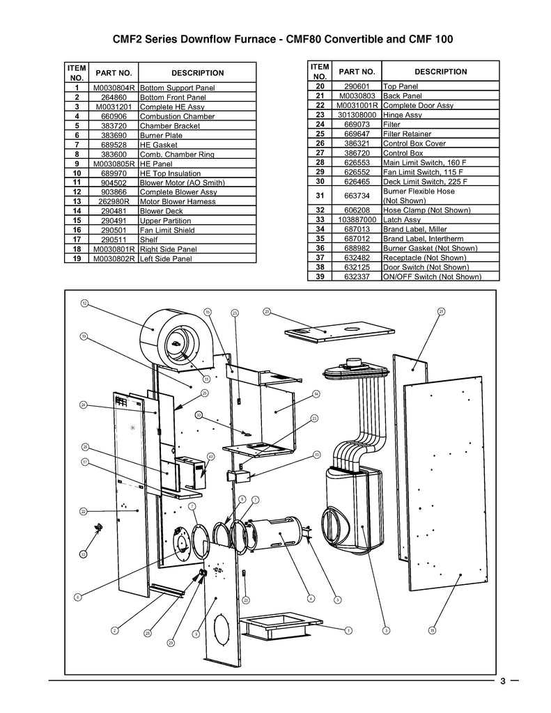 oil furnace parts diagram