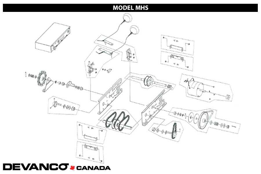 old garage door parts diagram