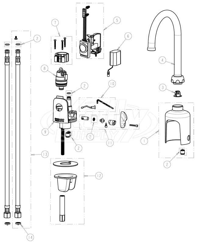 pegasus bath faucet parts diagram 831 670
