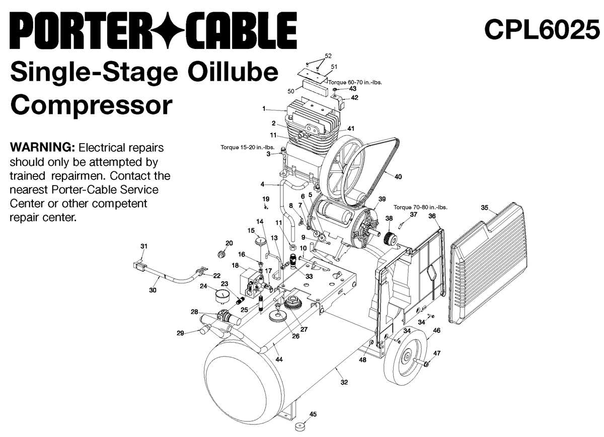 porter cable air compressor parts diagram porter cable air compressor parts diagram