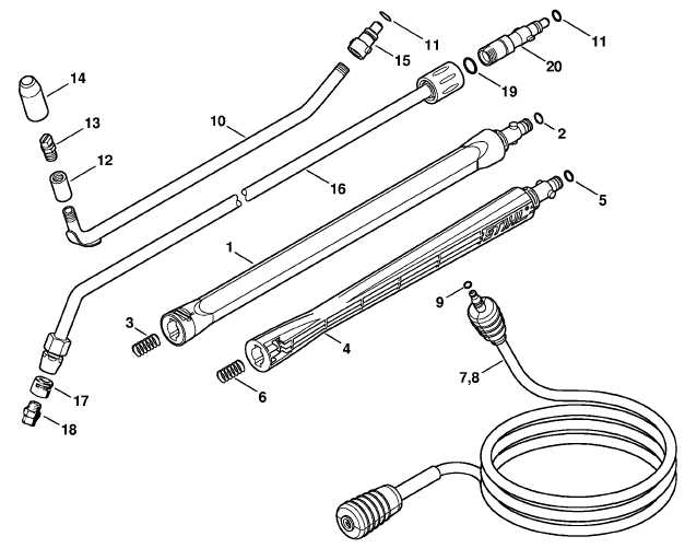 portland pressure washer gun parts diagram
