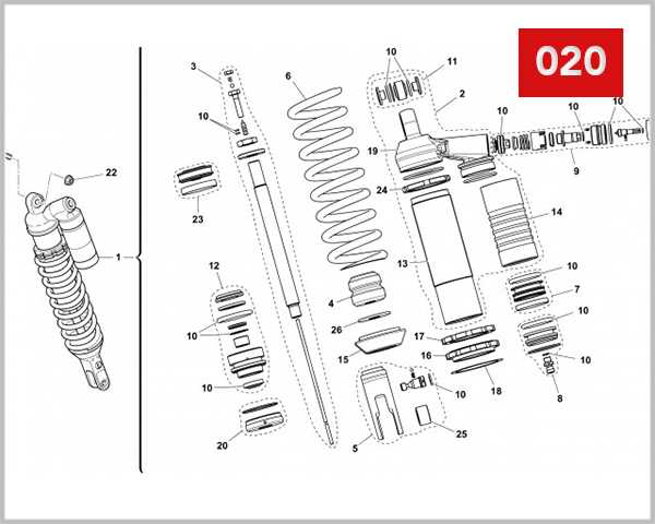 rear suspension parts diagram