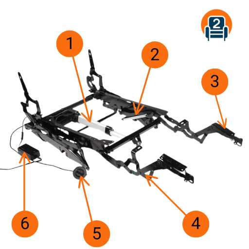replacement recliner parts diagram pdf