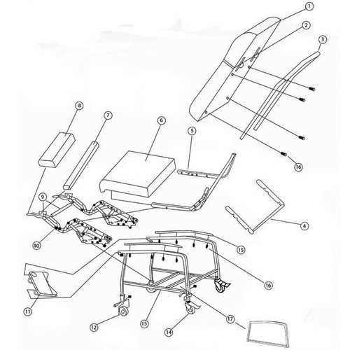 replacement recliner parts diagram pdf