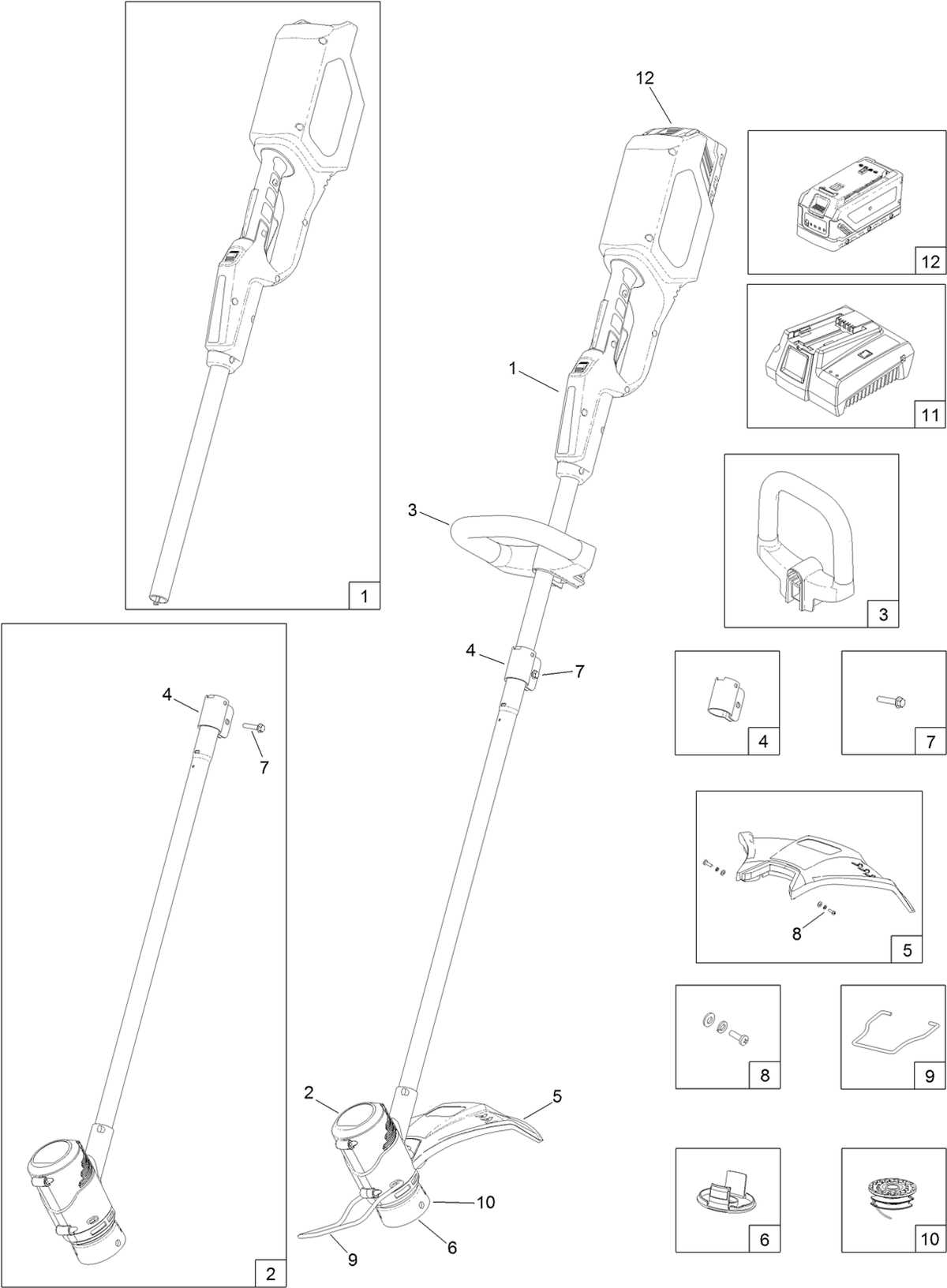 ryobi 40v trimmer parts diagram