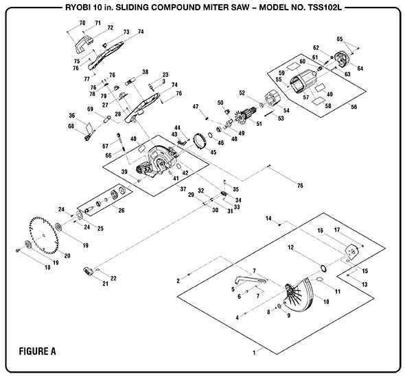 ryobi circular saw parts diagram
