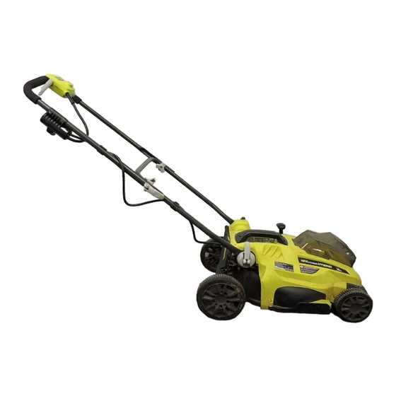 ryobi electric lawn mower parts diagram ryobi electric lawn mower parts diagram
