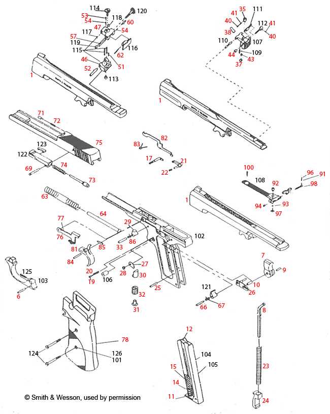 s&w m&p parts diagram