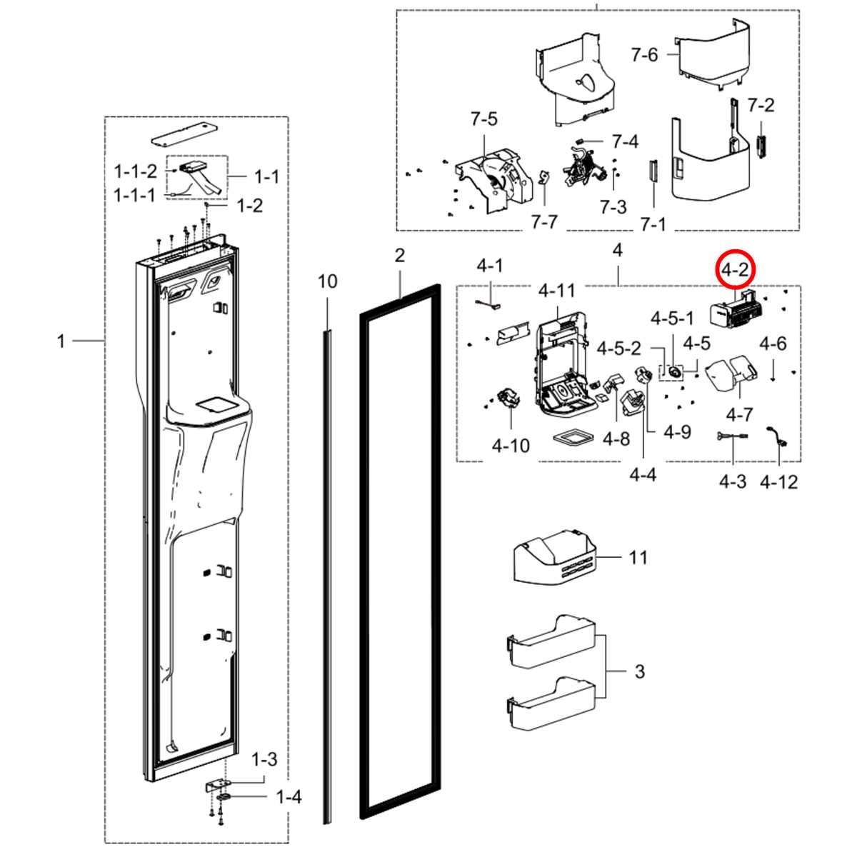 samsung ice maker parts diagram samsung ice maker parts diagram