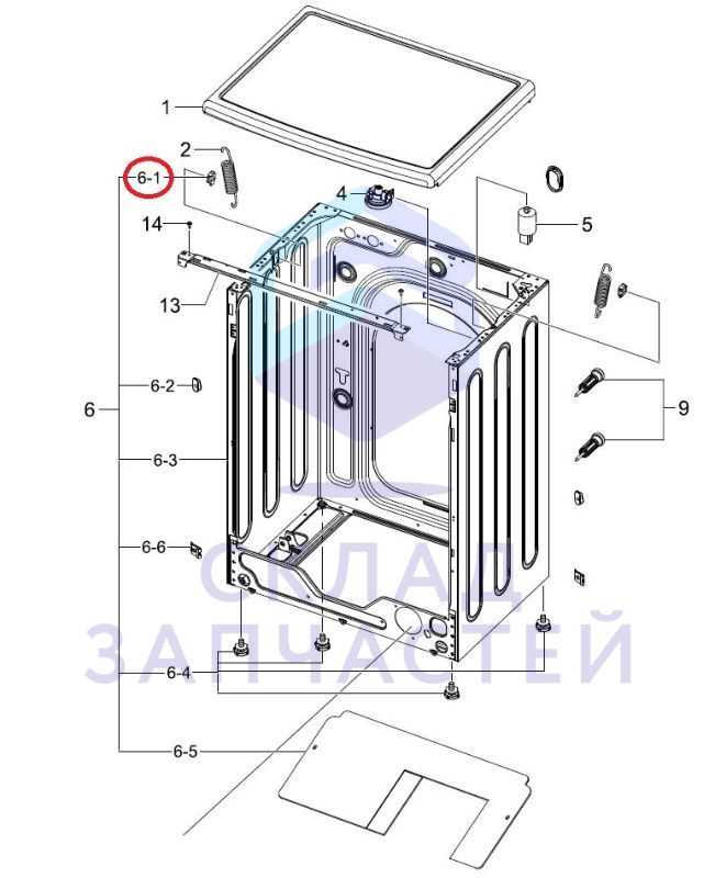 samsung washer parts diagram