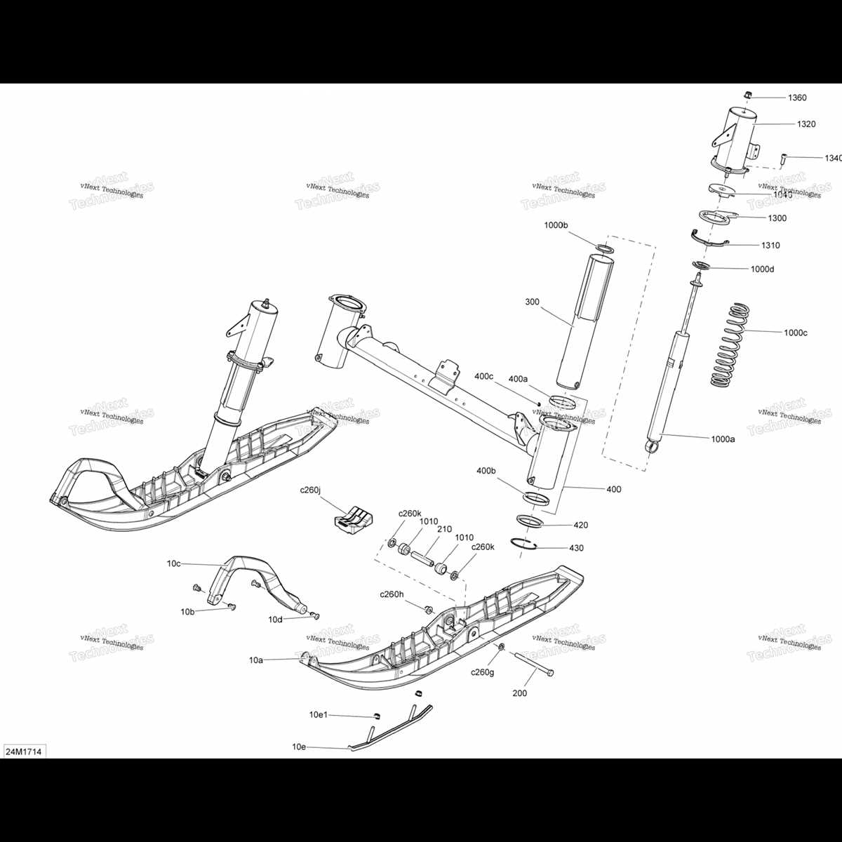 ski doo parts diagram