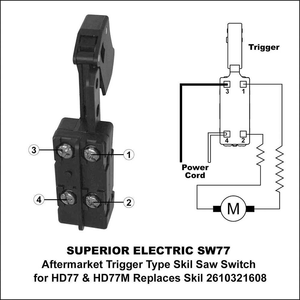 skil saw parts diagram