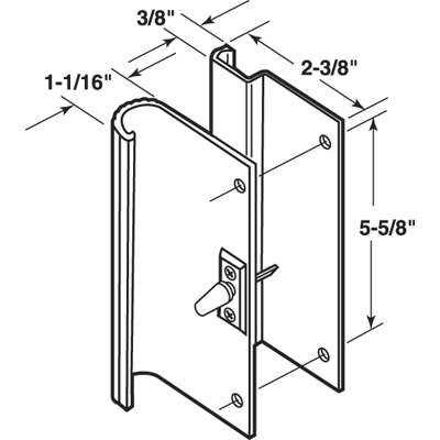 sliding glass door parts diagram