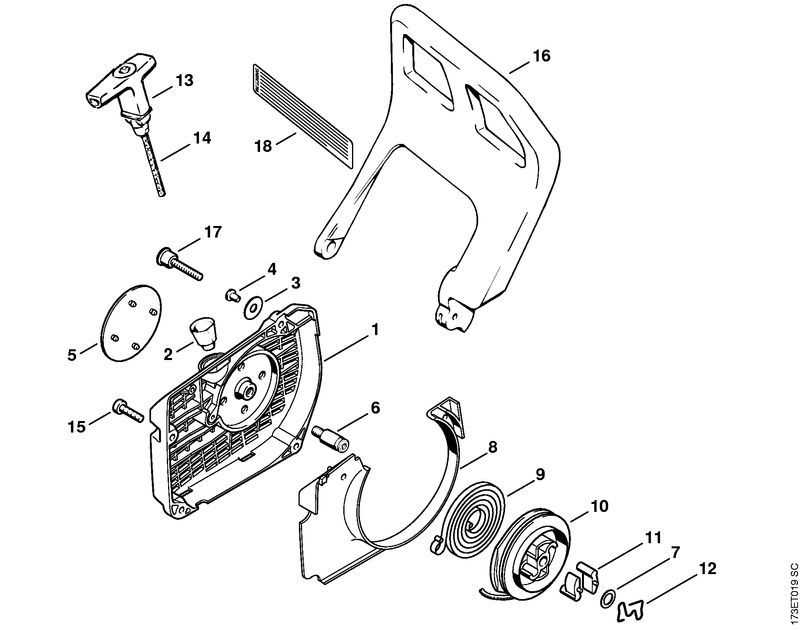 stihl 034 parts diagram stihl 034 parts diagram