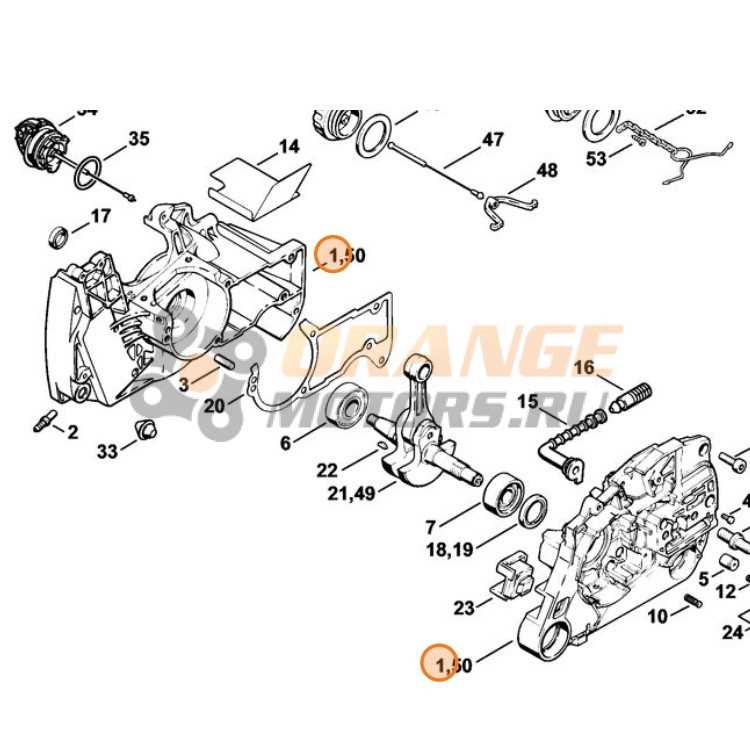 stihl chainsaw parts diagram