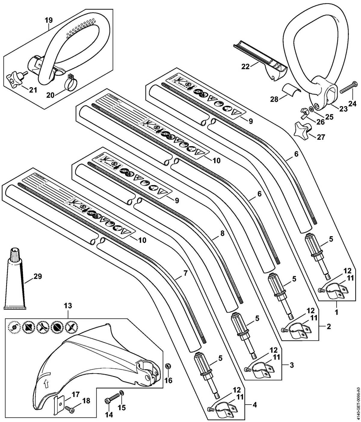 stihl fs 40 c parts diagram