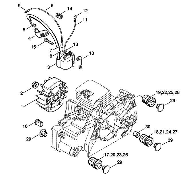 stihl ms 180 parts diagram