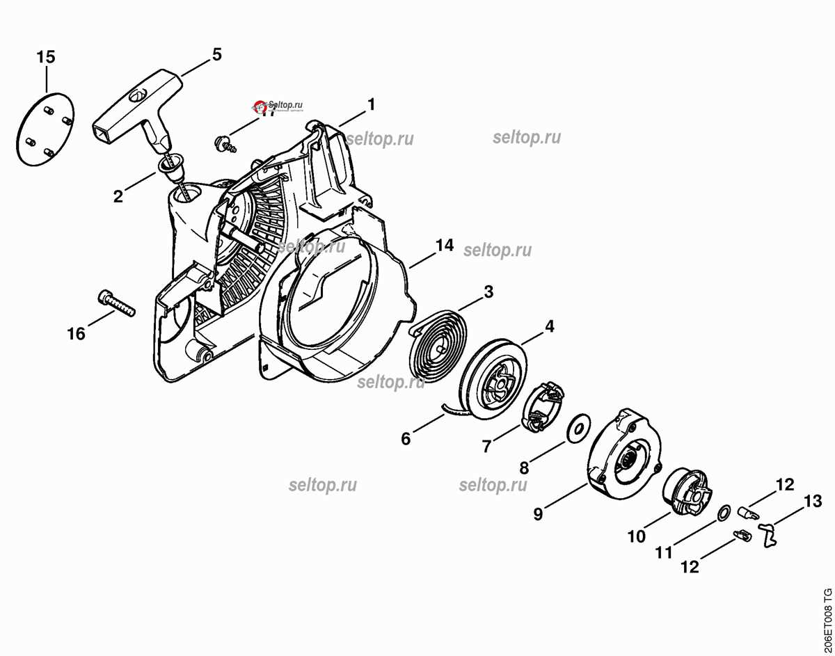 stihl ms 180 parts diagram