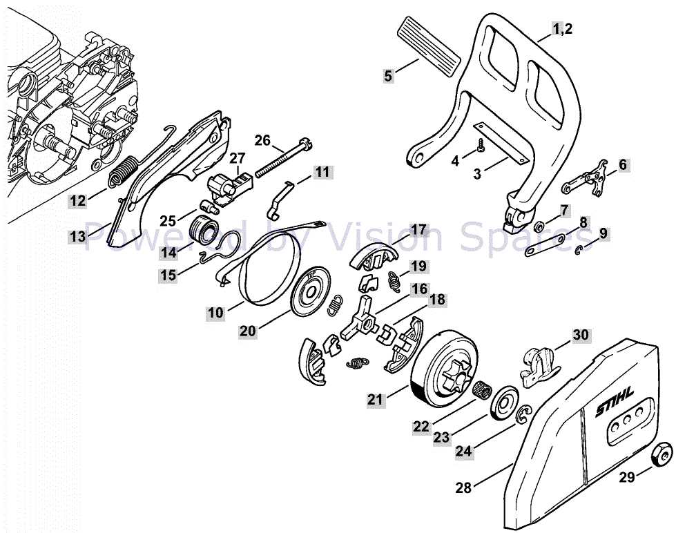 stihl ms 180 parts diagram