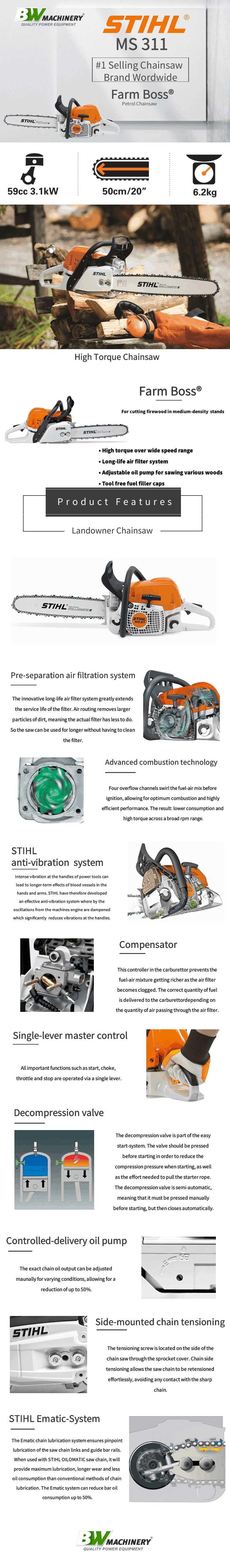 stihl ms 311 parts diagram
