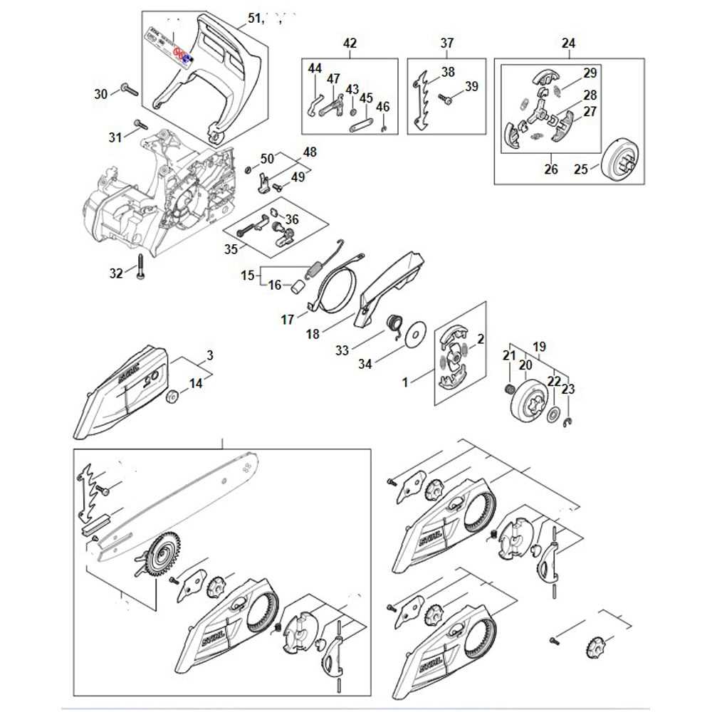 stihl ms 311 parts diagram