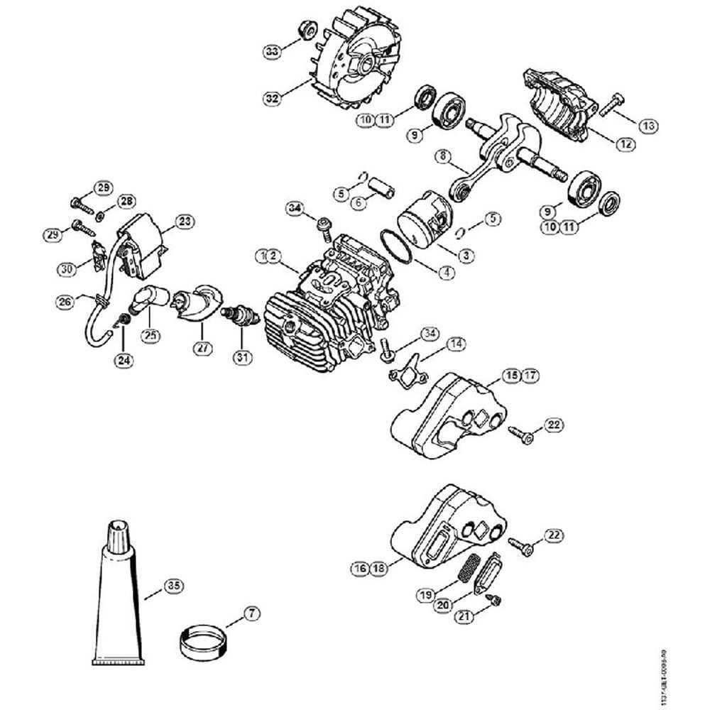 stihl ms310 parts diagram