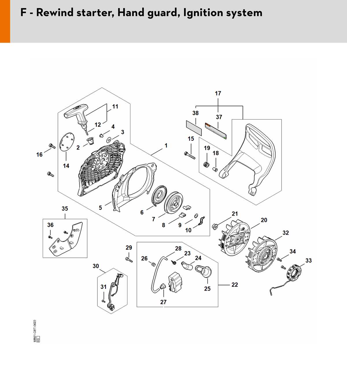 stihl ms440 parts diagram