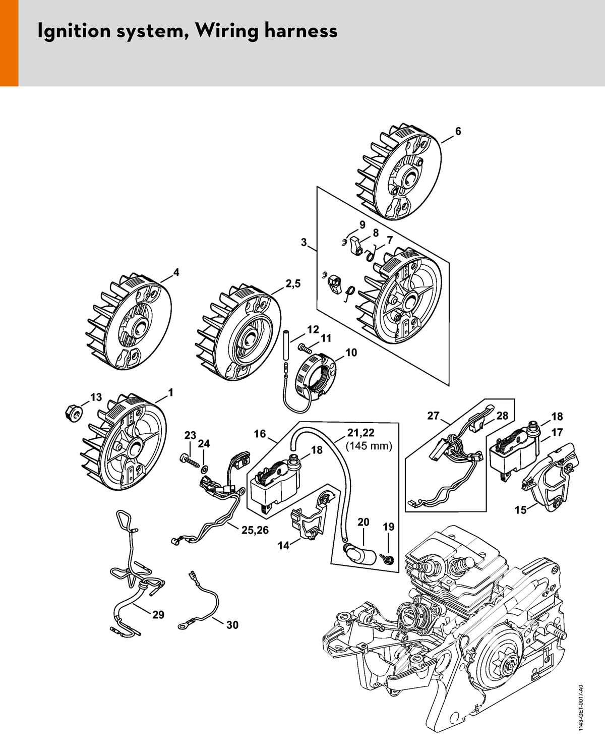 stihl ms660 parts diagram