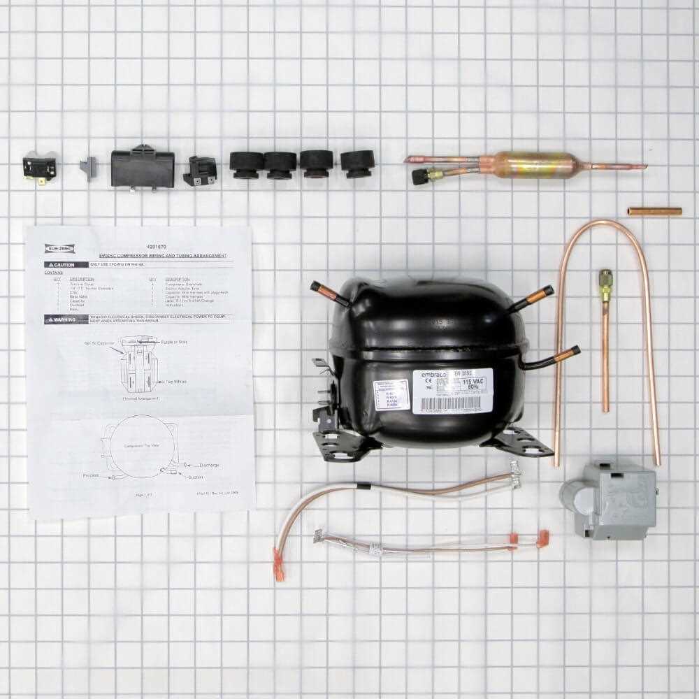 sub zero refrigerator parts diagram