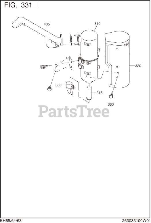 subaru exhaust parts diagram