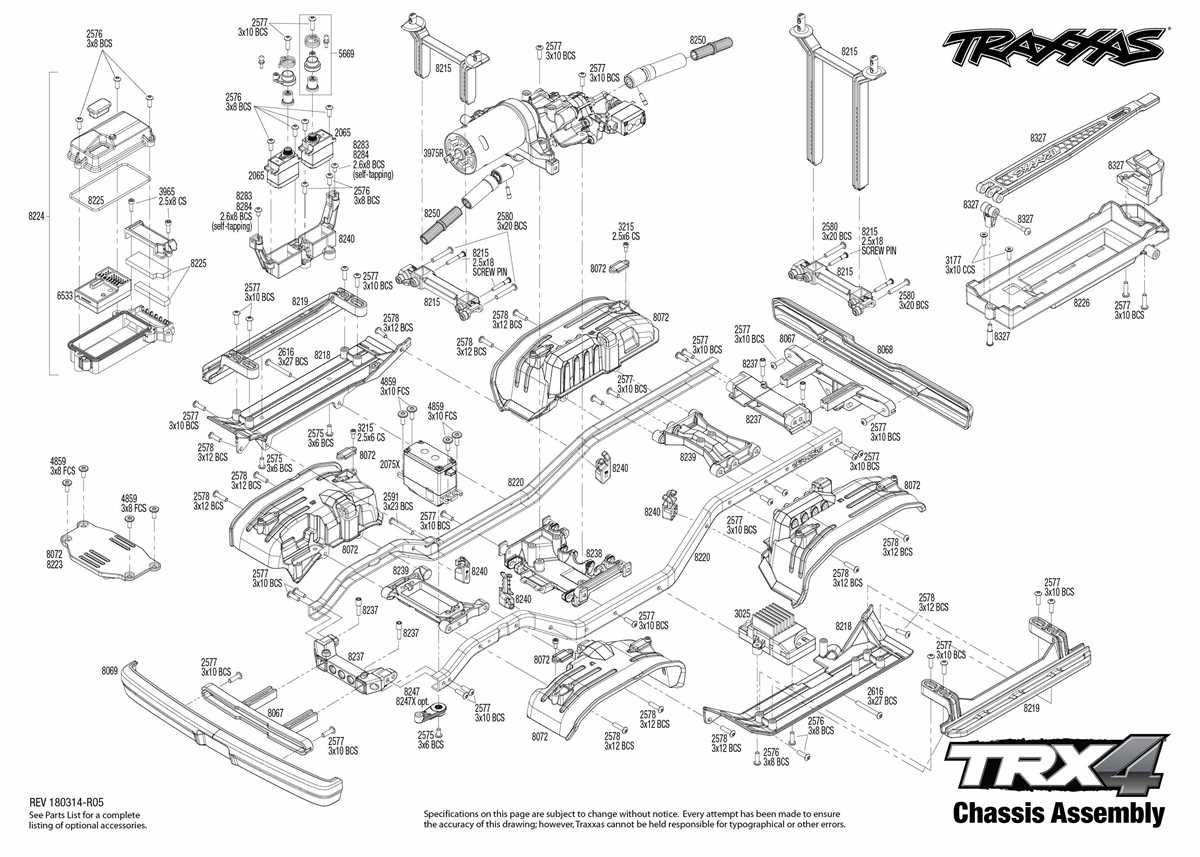 traxxas udr parts diagram