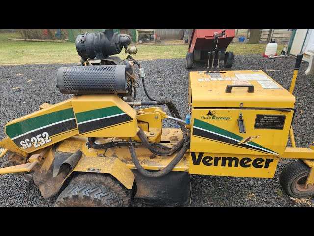 vermeer sc252 parts diagram
