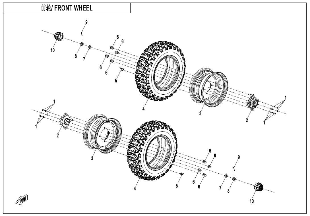 wheel parts diagram