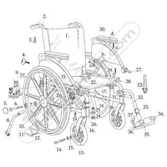 wheelchair diagram parts wheelchair diagram parts